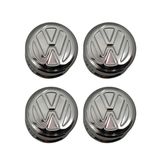 4x Calota Centro Roda Ferro Fusca Brasília Puma Cromo