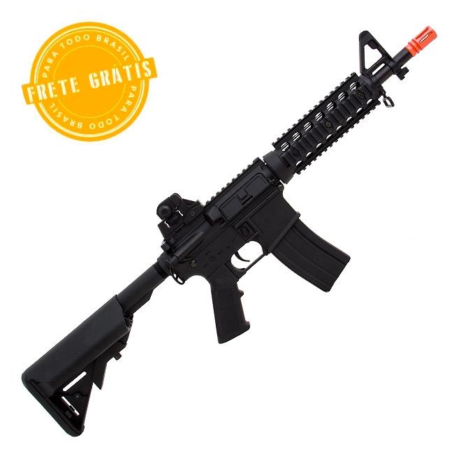 Rifle de Airsoft AEG Colt M4 CQB RIS - Cybergun Menor preço em Rifle de Airsoft AEG Colt M4 CQB RIS - Cybergun