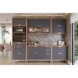 Kit Modulado Mgm 5 Peças Eloise C5p161 Cinamomo/Titanium