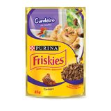 Ração Úmida para Gato Adulto Purina Friskies Cordeiro ao Molho Sachê 85g