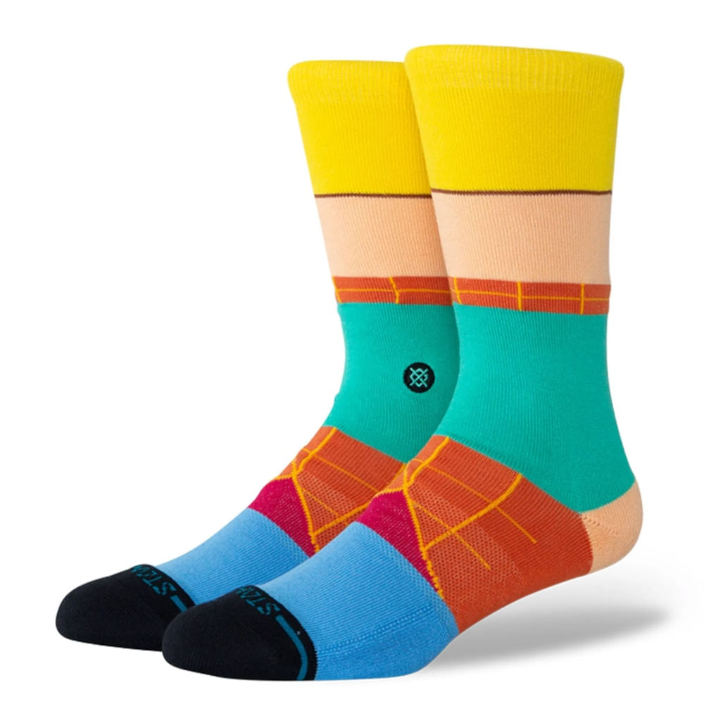 Meia Stance Arnold Crew Multicolorida