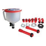 Kit Funil Para Enchimento De Liquido De Arrefecimento Cor Br