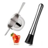 Kit 2 Dosador Bebidas Drinks Inox Do Dosador 50 Ml - Socador