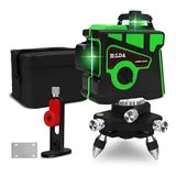 Nível A Laser 12 Linhas Verde 3d 1 Baterias Recarregável Niv