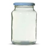 15 Potes Conserva 600ml De Vidro Com Tampa Metálica E Lacres