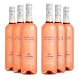 Kit 6 Unidades Vinho Almadén Frisante Moscatel Rosé 750ml