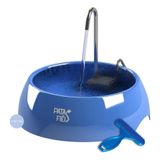 Bebedouro Gato Fonte Pet 1200ml Bivolt Usb Azul + Rasqueadei