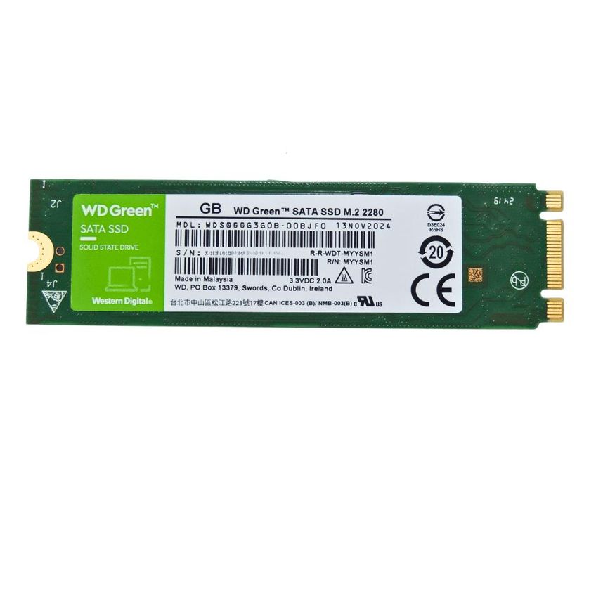 Ssd Wd Green M.2 Sata 3 480gb Wds480g3g0b 545 Mb/s - imagem 3