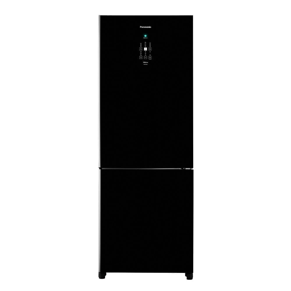 Geladeira Panasonic Bb71 511l Black Glass Bottom Freezer Frost Free Inverter A - Nr-bb71gv7b Nr-bb71gv7bb Panasonic