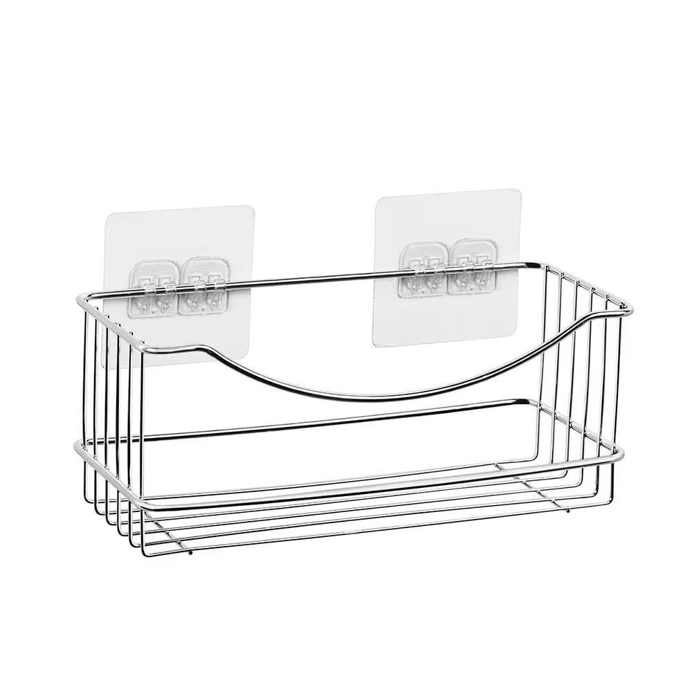 Prateleira Multiuso Maior Parede Em Aço Cromado 25cm Utimil
