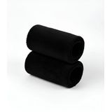 Munhequeira Algodão Grande 15cm 2 Unidades Rápido Cor Preto