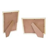 Kit 5 Porta Retrato 10x15 A6 Foto Moldura Preto Liso