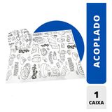 Papel Acoplado Lanches E Frios Delivery 40x40 Com 400 Full