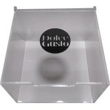 Caixa Acrílica Organizador De Cápsula Acrílico Logo Preto