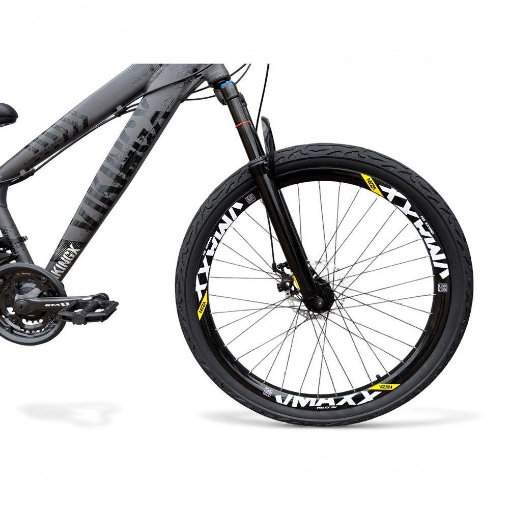 Bicicleta Aro 26 Vikingx Tuff Freio Hidráulico 21v Freeride Rodas