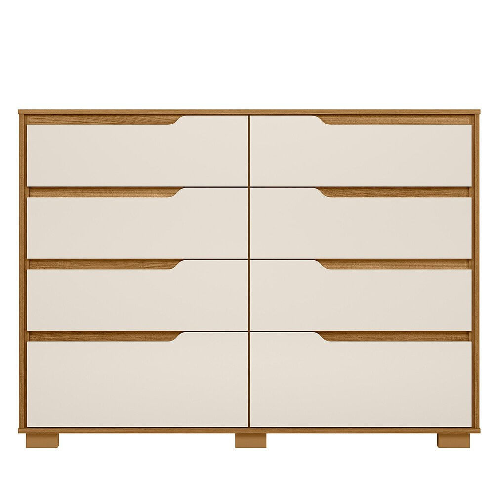 Cômoda 8 Gavetas Mdp Moval Georgia, 147 Cm