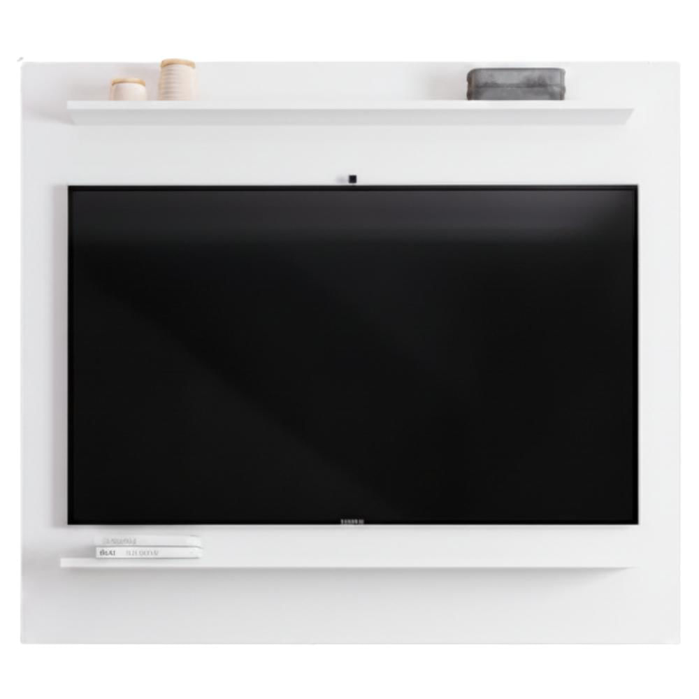 Painel Suspenso Para Tv 50 Polegadas Bp Tessa 120 Cm Branco Eratto Moveis