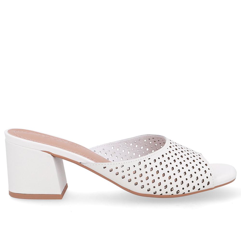 Tamanco Usaflex Laser Ref Ud09001 Branco 40