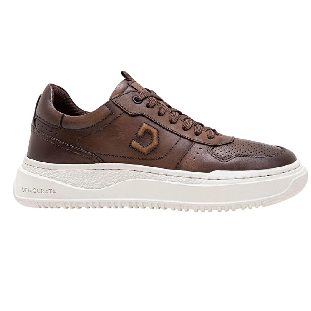 Sapatenis Democrata Denim Block Ref 240501-010 Marrom 037