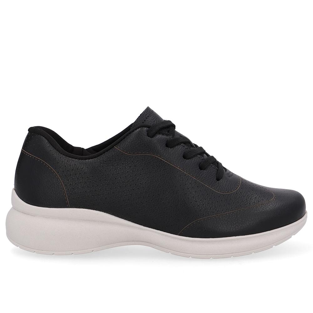 Tenis Usaflex Couro Casual Ref Ud01001 Preto 36