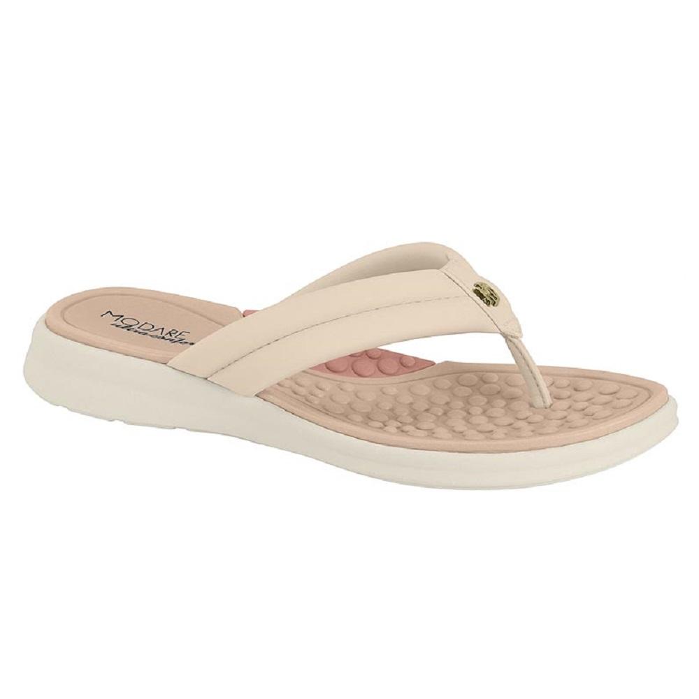 Chinelo Modare Ultra Conforto Ref 7174.105.29723 Creme 37