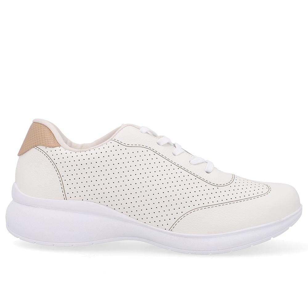Tenis Usaflex Couro Casual Ref Ud01001 Branco 37