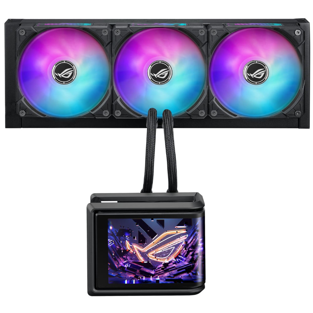 Water Cooler Asus Rog Ryuo Iv Slc 360 Argb Tela Curva Amoled