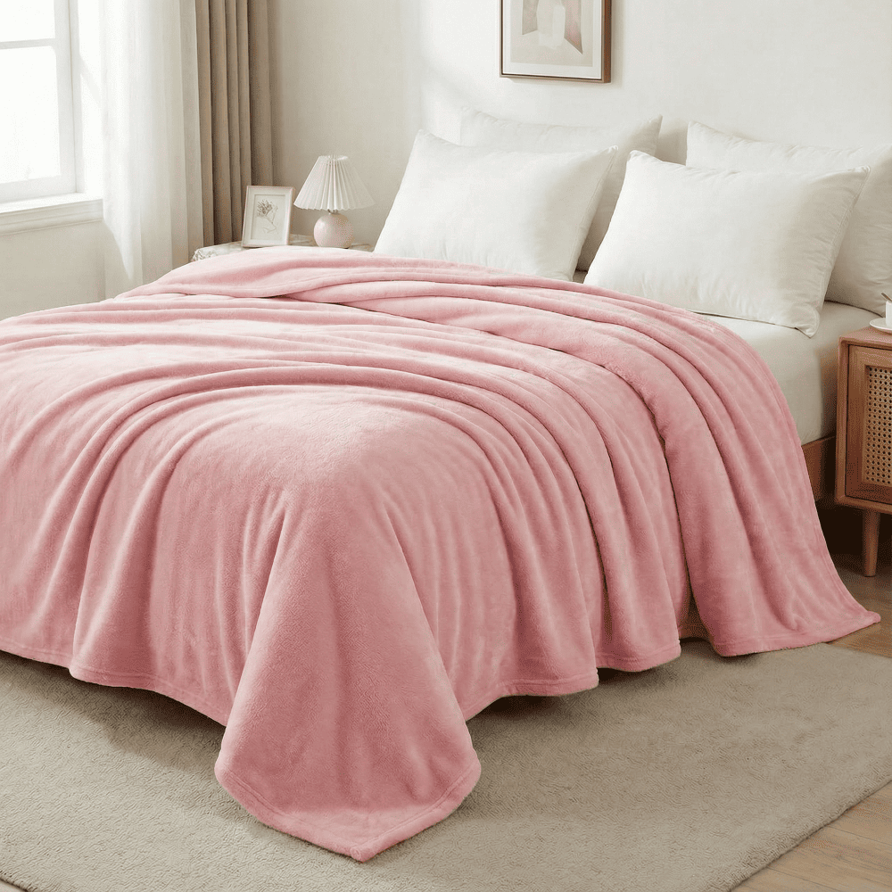 Kit Manta Cobertor Casal Microfibra Super Macio Com Conforto Térmico Premium Casa Dona