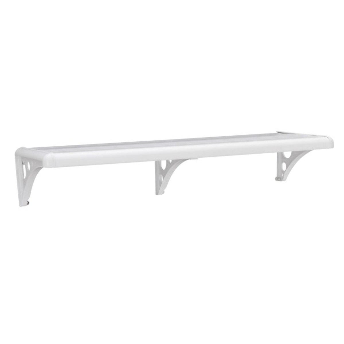 Prateleira em Plástico com Suporte 60cmx20cm Astra Branco