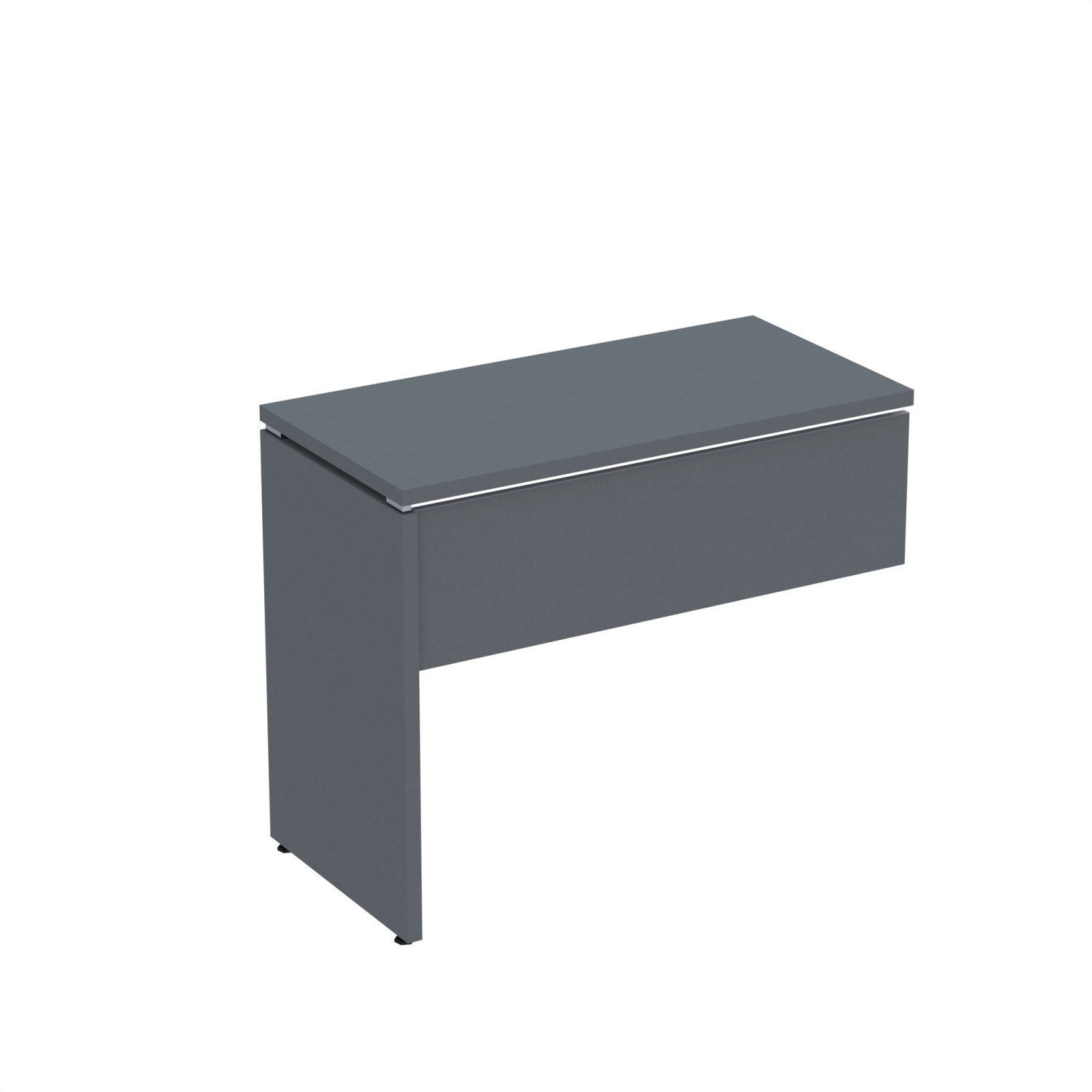 Complemento De Mesa Pé Painel Linha P25 Grafito