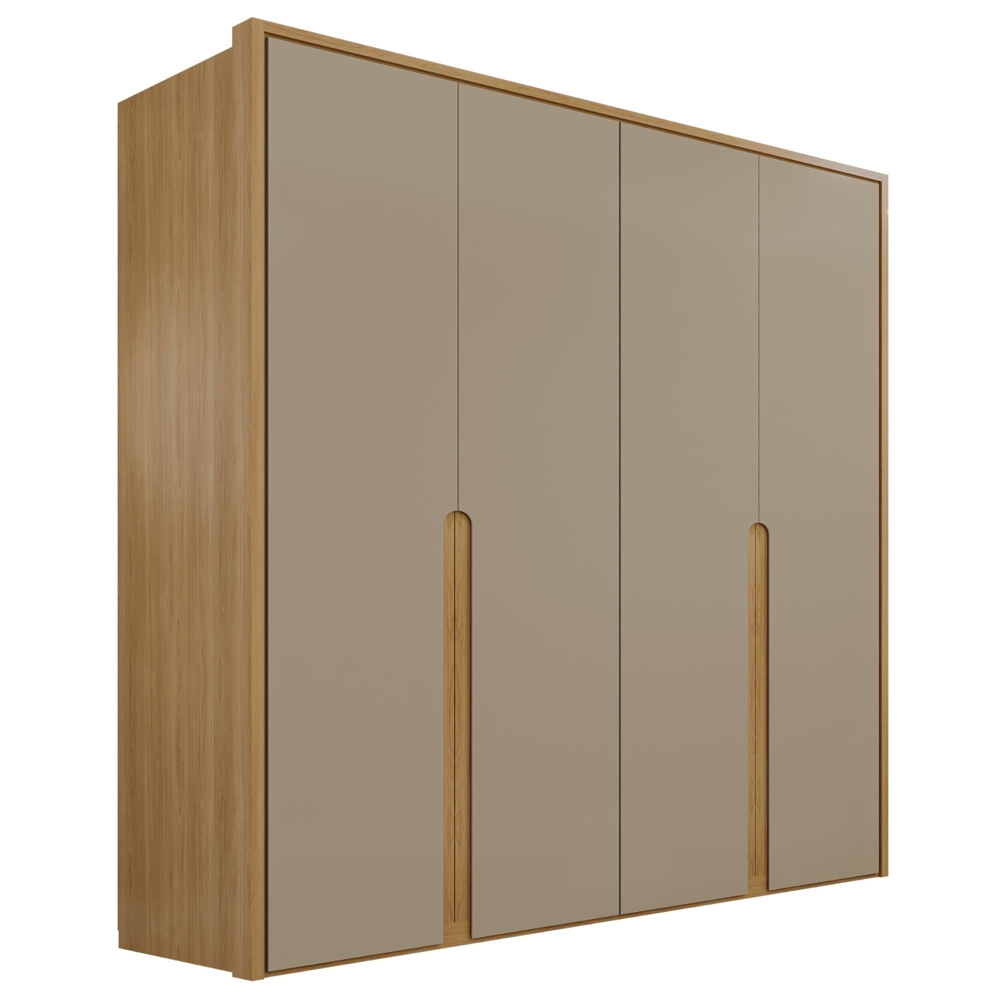Guarda-Roupa 4 Portas 3 Gavetas Lizz Hannover/fendi - Carrefour