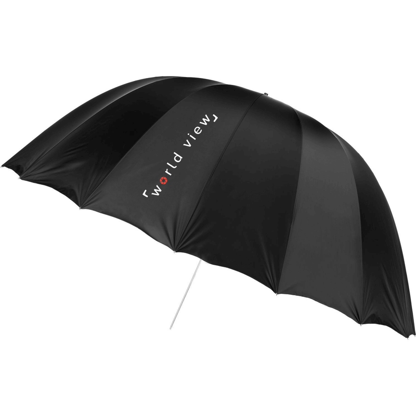 Sombrinha Parabólica Deep Preto Refletiva Prata 16 Varetas Com Difusor Branco (85cm) - imagem 2
