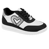 Tenis Molekinha Casual Coracao Ref 2583.107.28656 Preto 35
