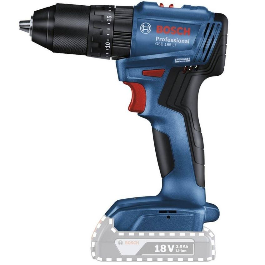 Parafusadeira De Impacto 65nm Brushless Com Kit 30 Peças 2 Baterias 4,0ah E Carregador Bivolt Bosch - imagem 2