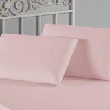 Fronha Nobre 1 Peça 50cm X 70cm Malha 100% Algodão - Rosa