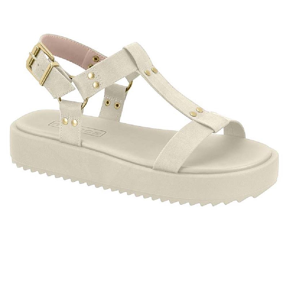 Sandalia Moleca Papete Ref 5489.125.5881 Branco Off 35