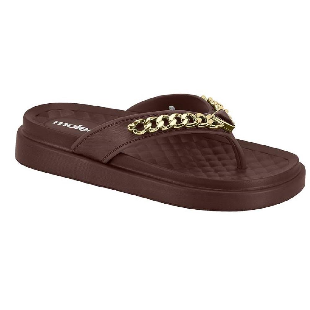 Chinelo Moleca Ultraconforto Ref 5554.103.22669 Chocolate 40