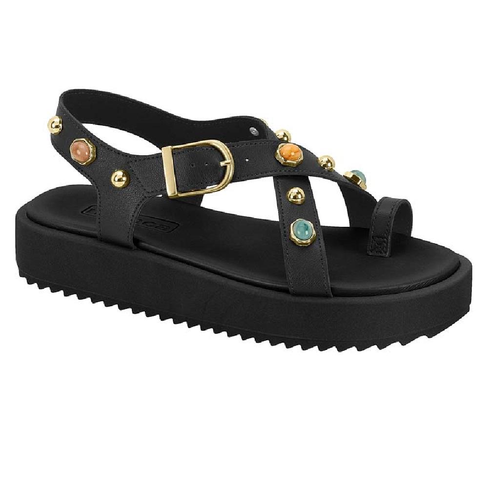 Sandalia Moleca Papete Ref 5489.124.9569 Preto 36