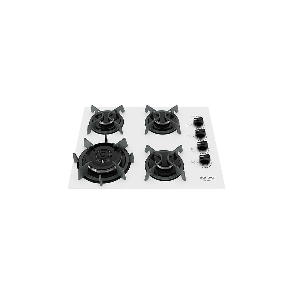 Cooktop 4 Bocas Mesa De Vidro E Tripla Chama Itaplus