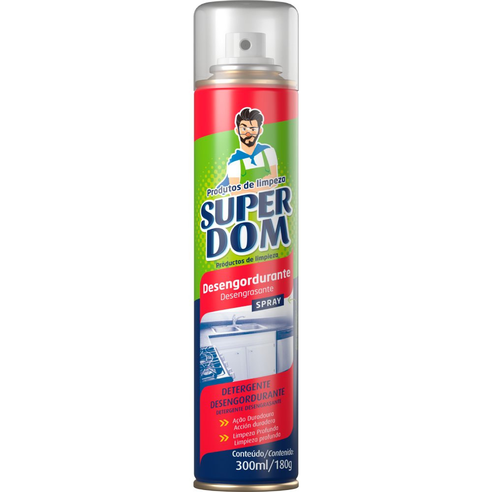 Baston Desengordurante Super Dom 300ml