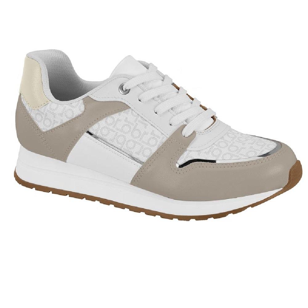 Tenis Beira Rio Casual Ref 4339.103.31301 Branco/cinza 34