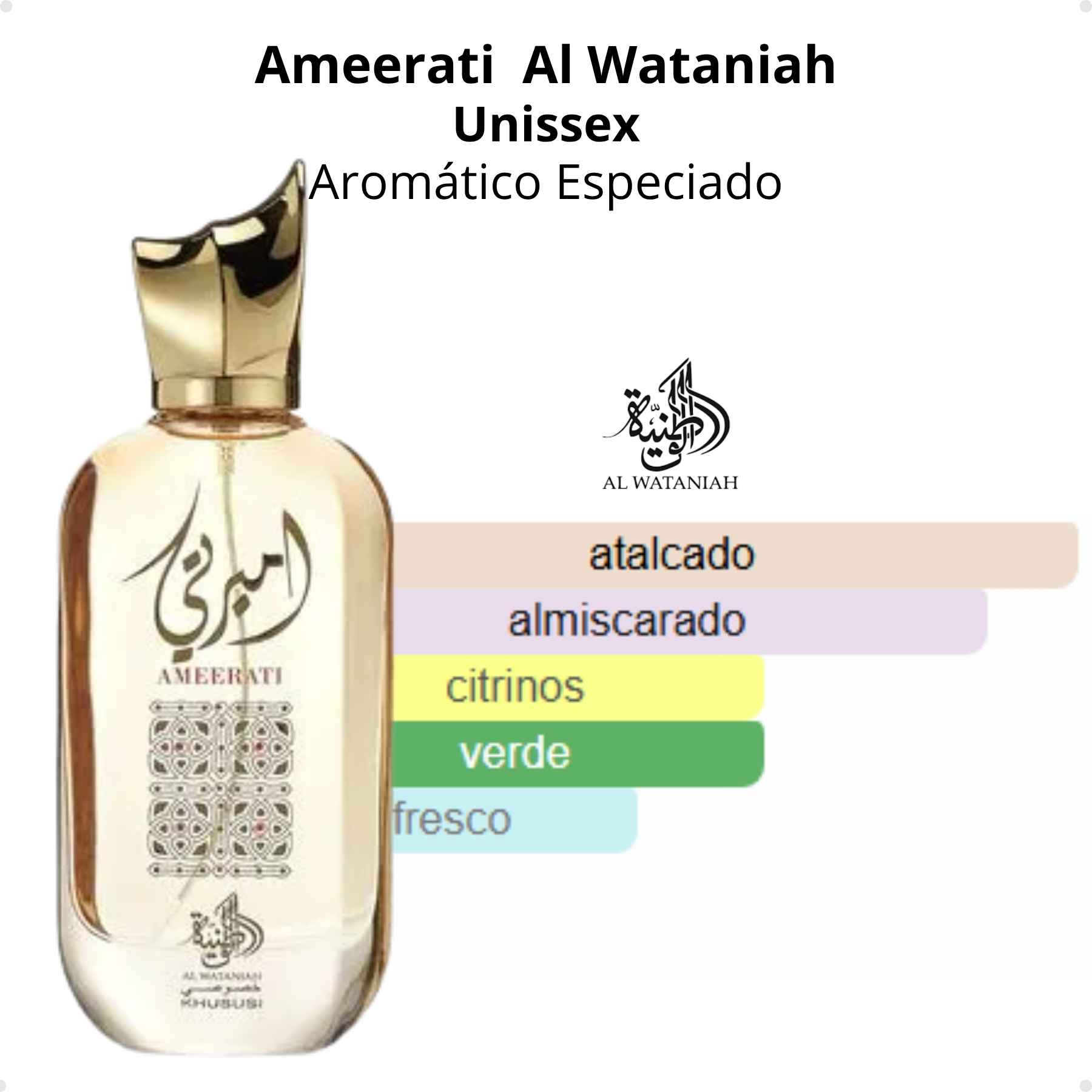 Perfume Arabe Feminino Ameerati Al Wataniah 100ml - Carrefour