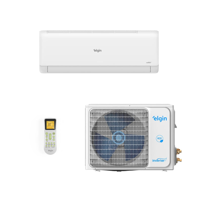 Ar Condicionado Split Hw Inverter Elgin Eco Iii Wi Fi 9 000 Btus R 32 Quente Frio 220v