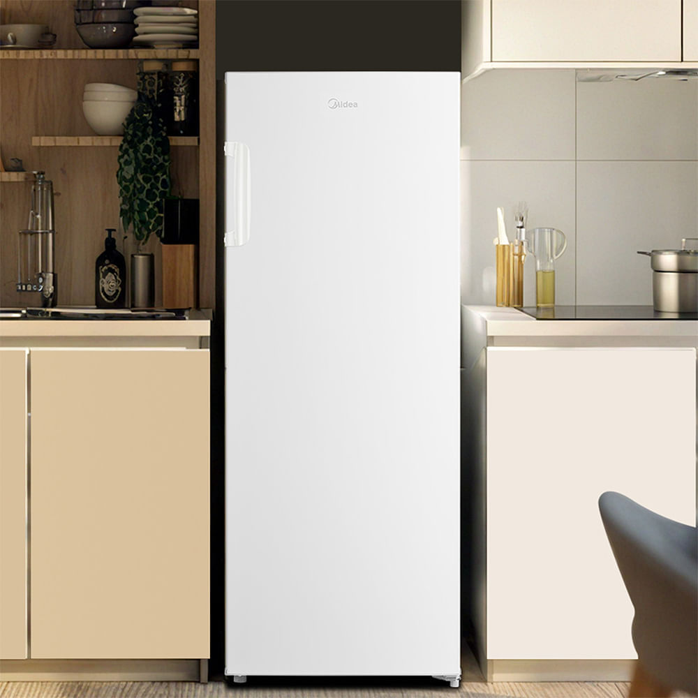 Freezer Vertical 196l 2 Em 1 Inverter Branco Midea Mdru276fza013