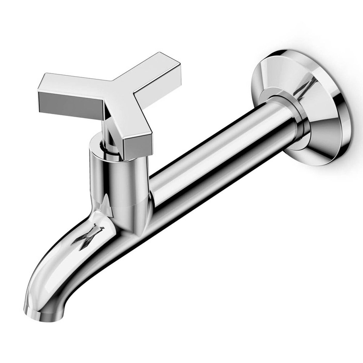 Torneira Para Pia E Tanque De Parede Up Celite Cromado