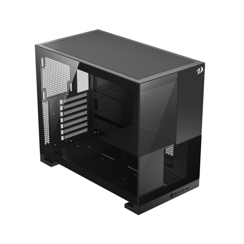 Gabinete Gamer Redragon Eternal S/Fan S/Fonte Midtower Preto - CA-612B - imagem 3