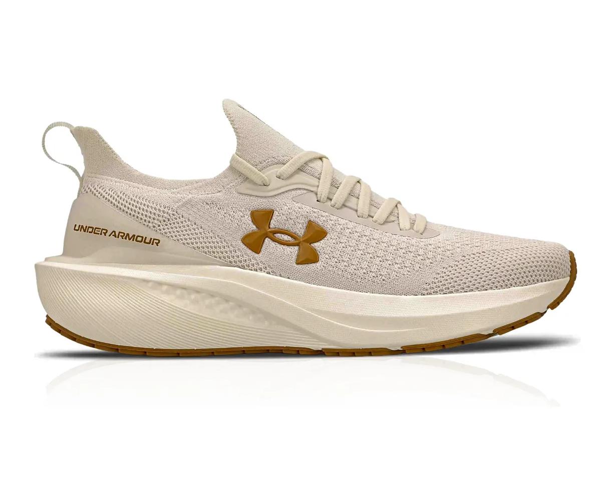 Tenis Under Armour Charged Quicker 2 Bege 41