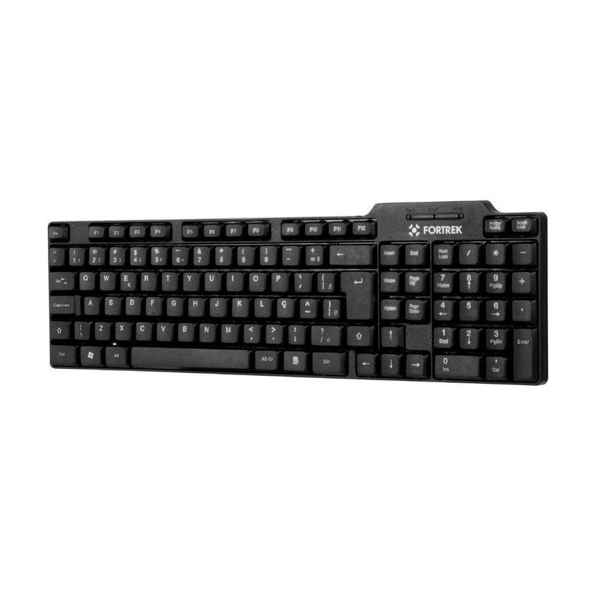 Teclado Standard Usb Skl106 Preto Fortrek - imagem 3
