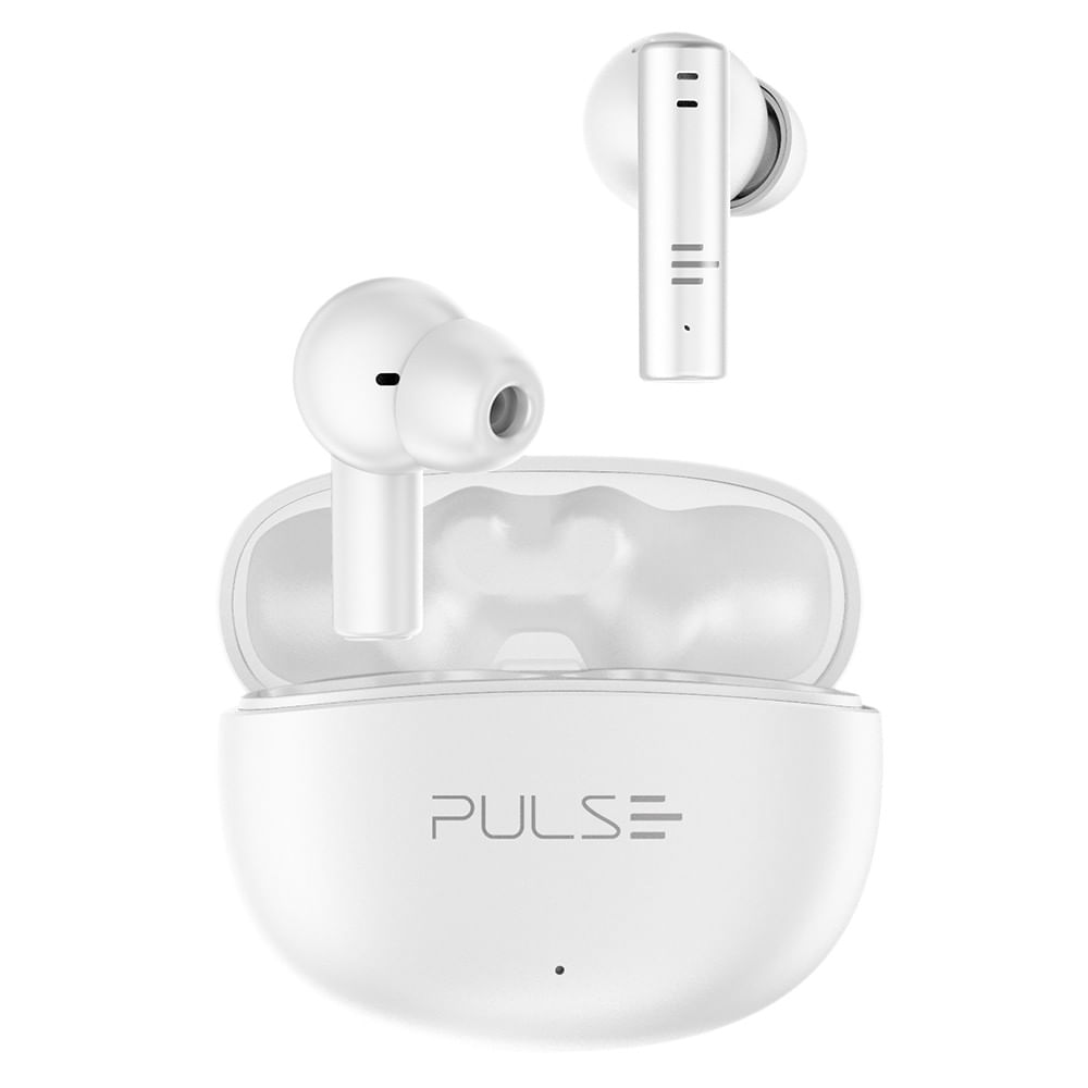 Fone De Ouvido Bluetooth Tws Wf400 Branco Pulse - Ph440