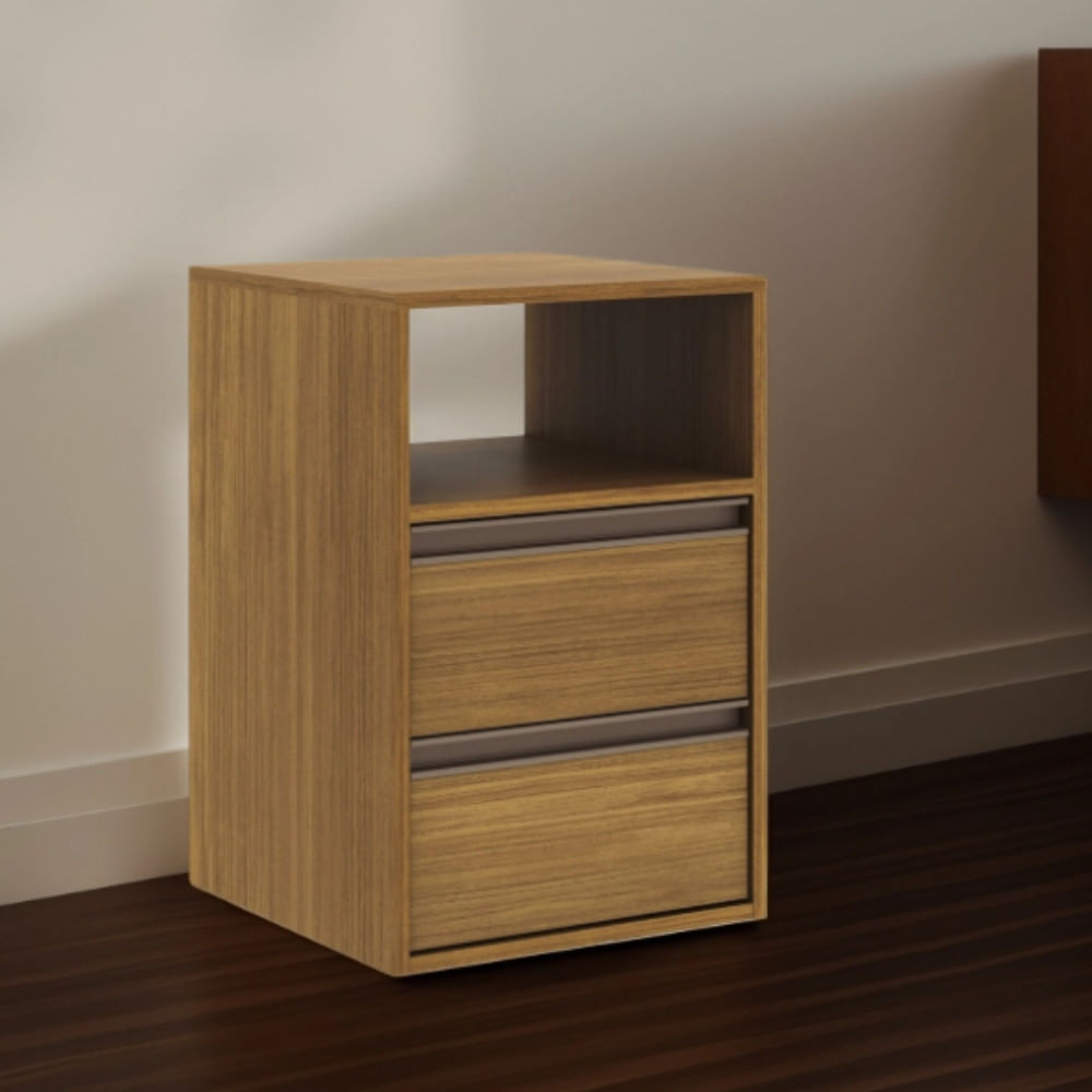 Mesa De Cabeceira 2 Gavetas Em Mdf Select Belmax